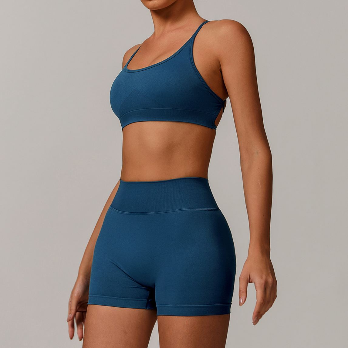 Ombreezy Seamless Quick-Dry Yoga Bra