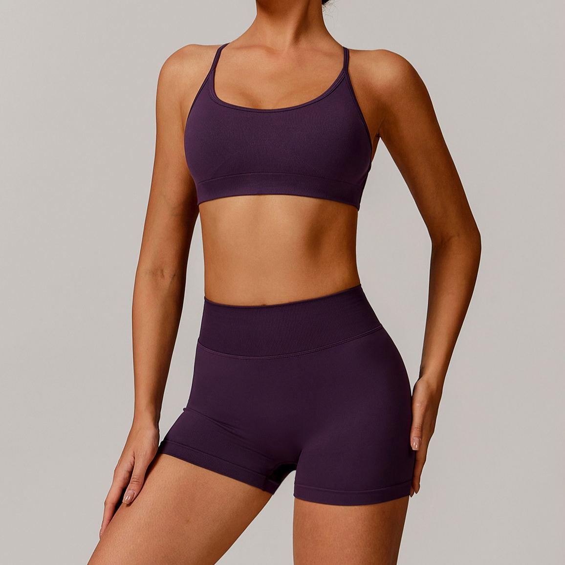 Ombreezy Seamless Quick-Dry Yoga Bra