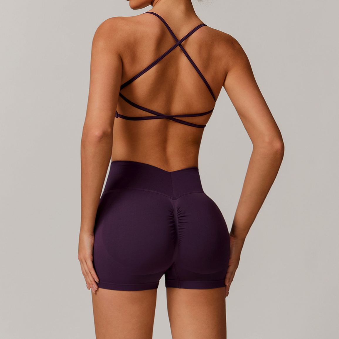 Ombreezy Seamless Quick-Dry Yoga Bra