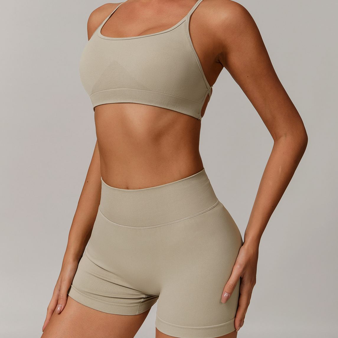 Ombreezy Seamless Quick-Dry Yoga Bra