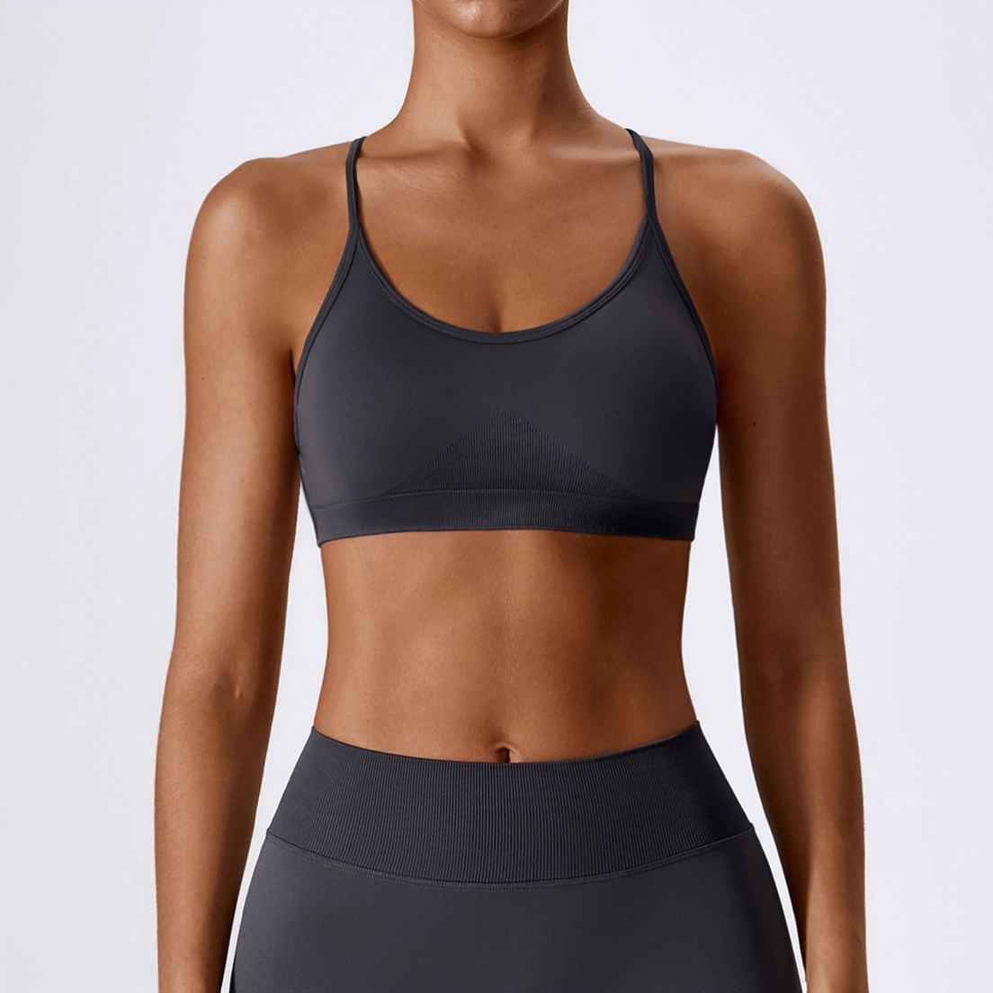 Ombreezy Seamless Quick-Dry Yoga Bra