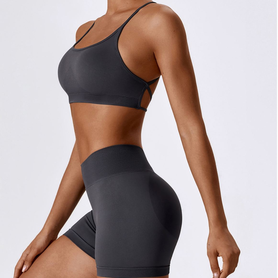 Ombreezy Seamless Quick-Dry Yoga Bra