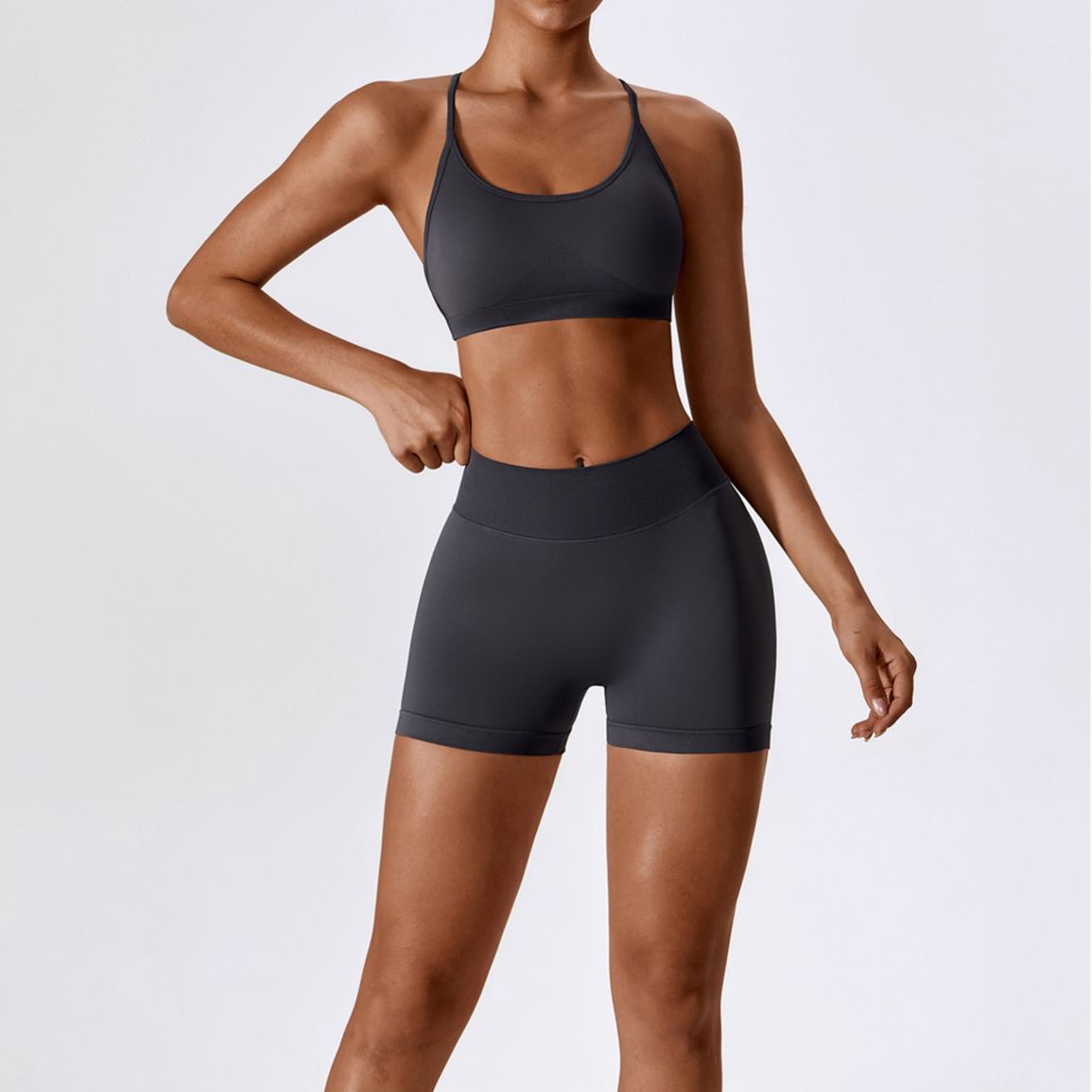 Ombreezy Seamless Quick-Dry Yoga Bra