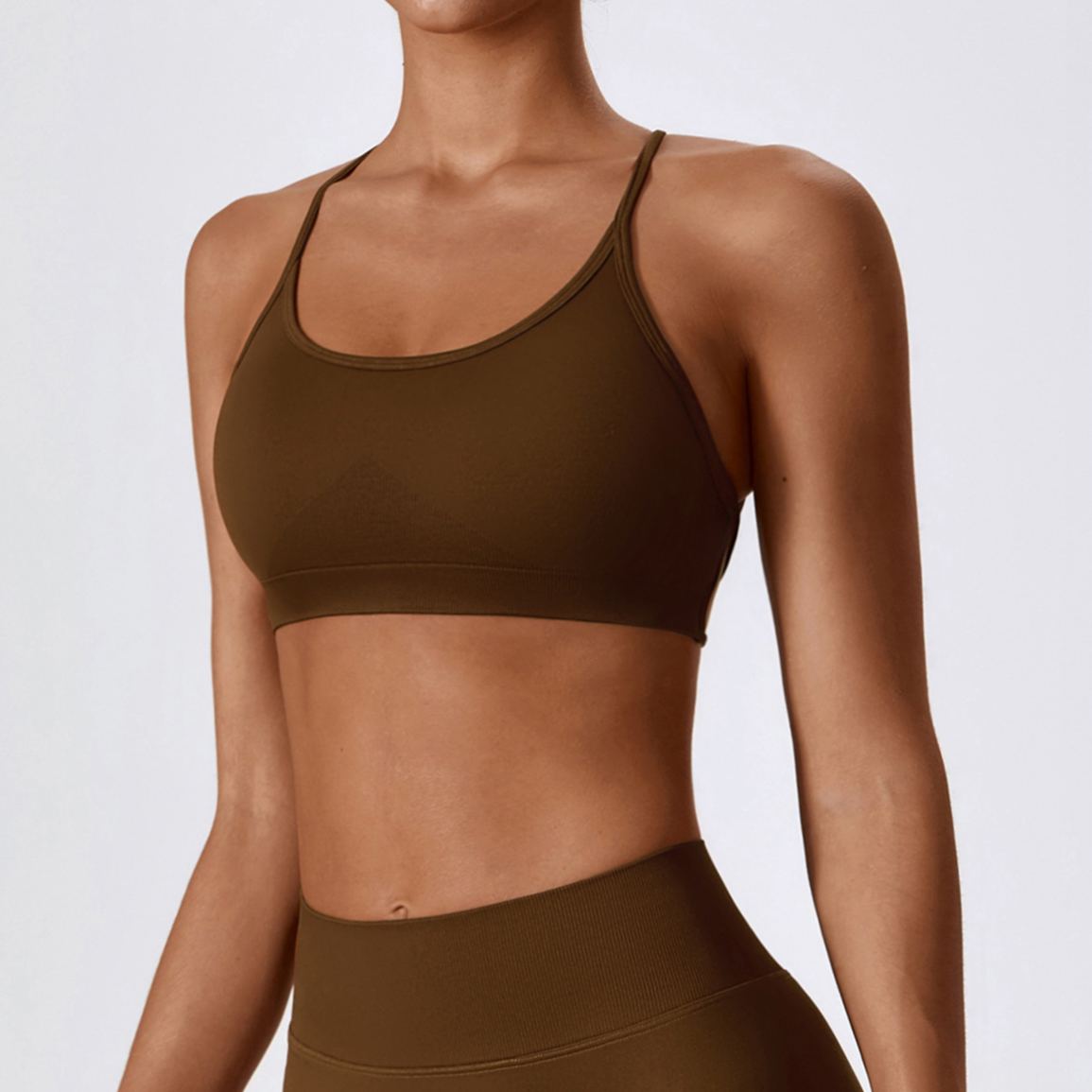 Ombreezy Seamless Quick-Dry Yoga Bra
