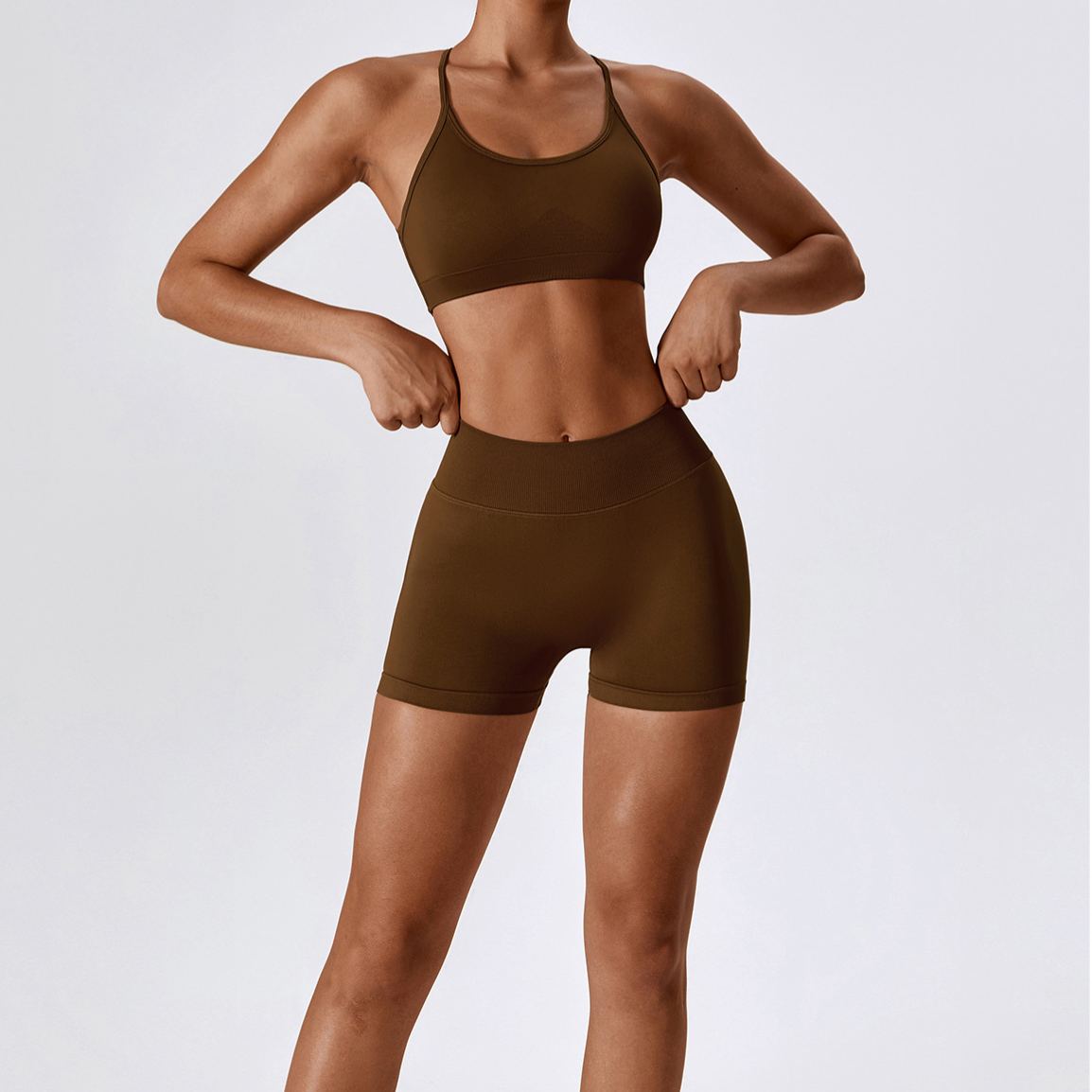 Ombreezy Seamless Quick-Dry Yoga Bra