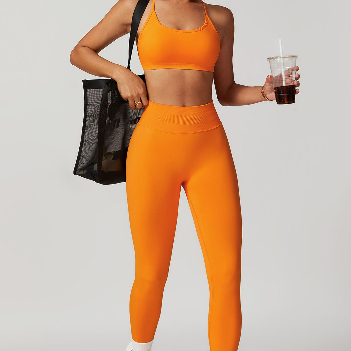 Ombreezy Seamless Tummy Control Yoga Leggings