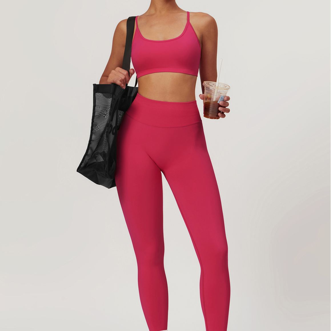 Ombreezy Seamless Tummy Control Yoga Leggings