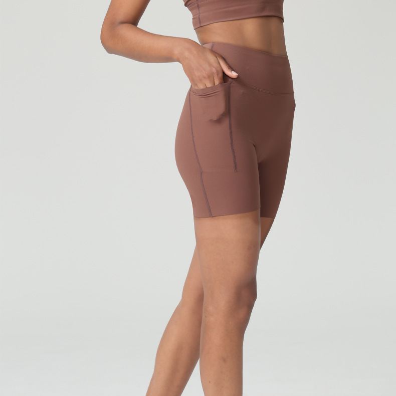 Ombreezy 6" High Waist Yoga Quick Dry Shorts