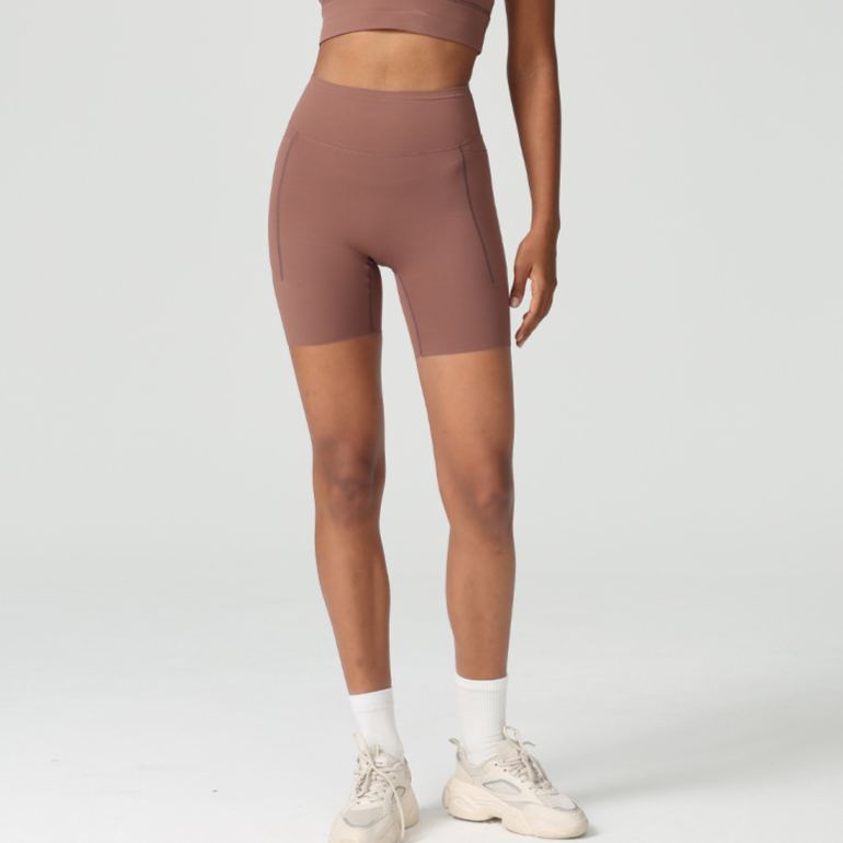 Ombreezy 6" High Waist Yoga Quick Dry Shorts