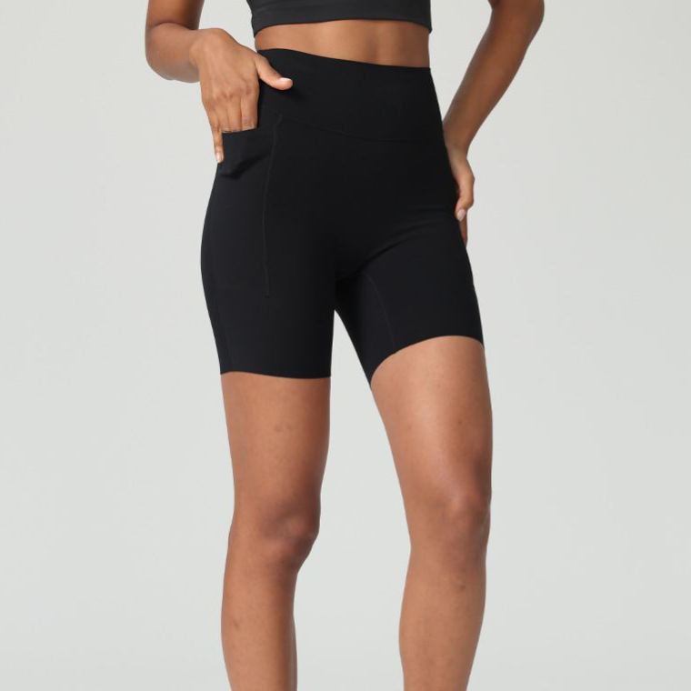 Ombreezy 6" High Waist Yoga Quick Dry Shorts