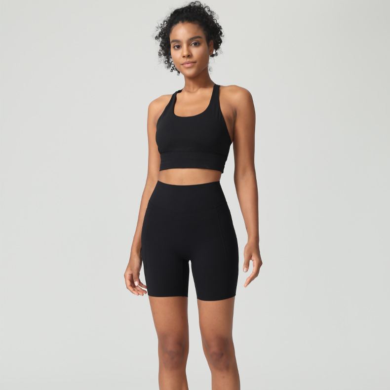 Ombreezy 6" High Waist Yoga Quick Dry Shorts