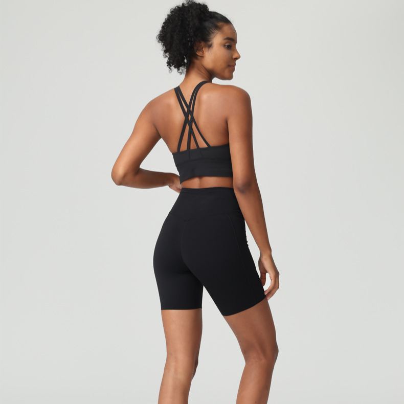 Ombreezy 6" High Waist Yoga Quick Dry Shorts