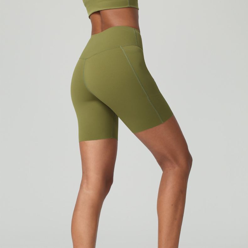 Ombreezy 6" High Waist Yoga Quick Dry Shorts