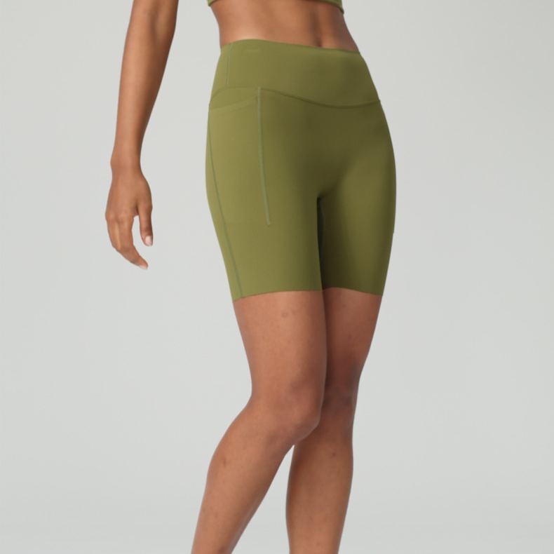 Ombreezy 6" High Waist Yoga Quick Dry Shorts