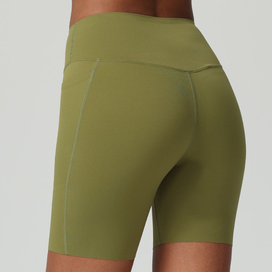 Ombreezy 6" High Waist Yoga Quick Dry Shorts