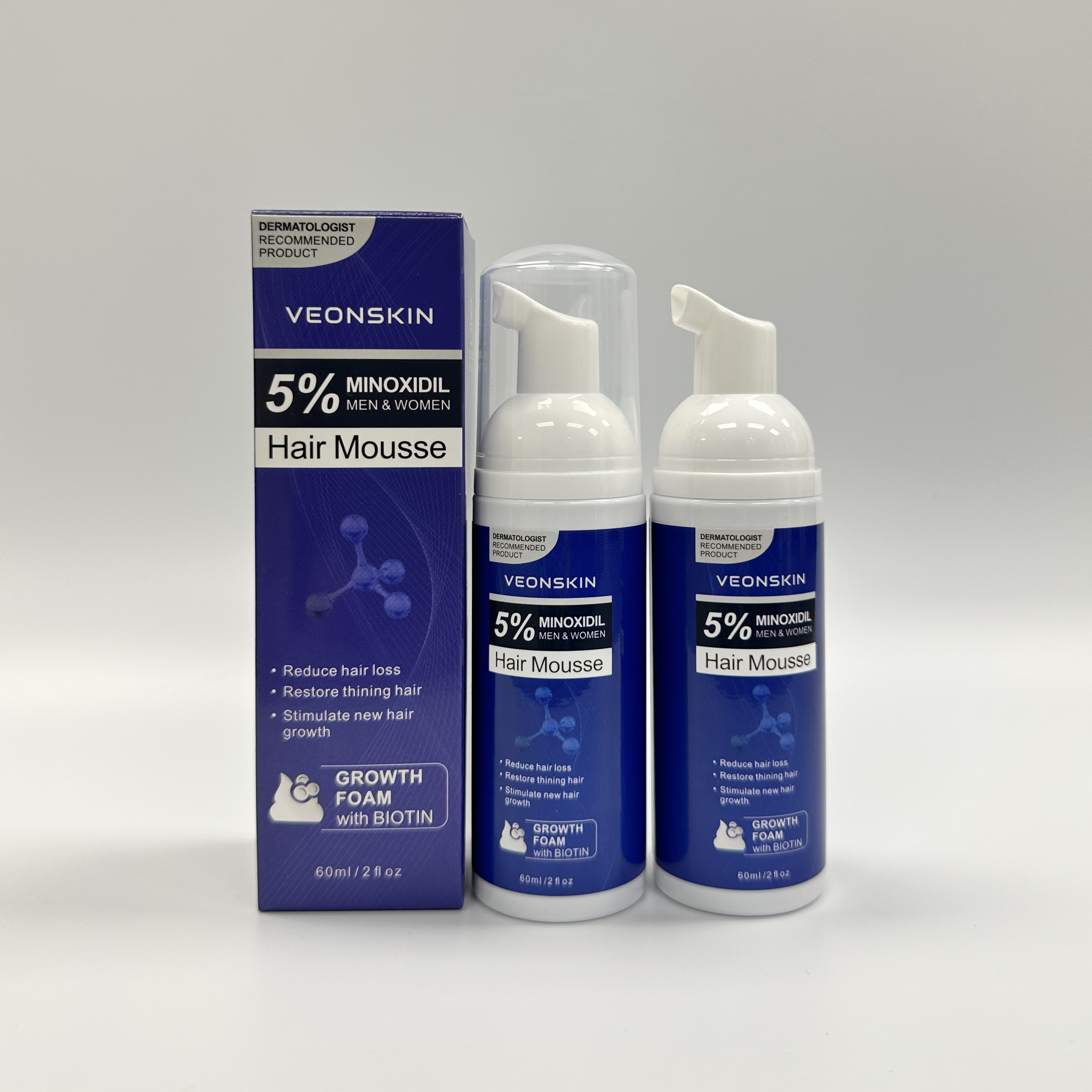 VeonSkin Cuero Cabelludo Forte Espuma Anticaída – Favorece el Crecimiento Capilar