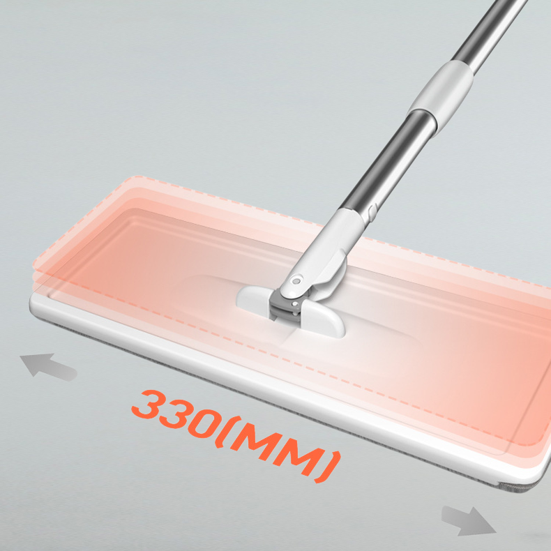 Hands-free wet and dry mop