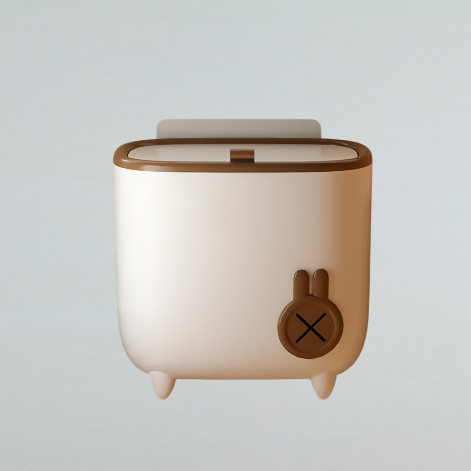Household wall-mounted trash can