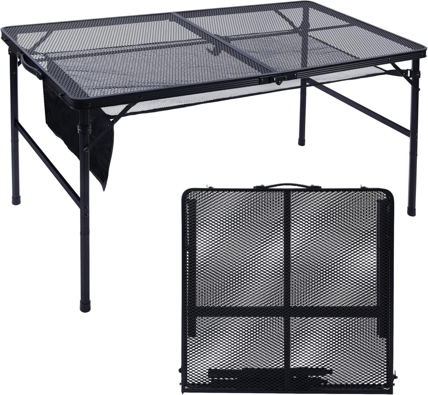 Folding Grill Table-Outdoor Tables-4x2 FT Portable Camping Table