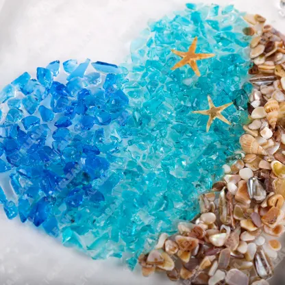 Ocean’s Heartbeat Sea Glass Art Kit
