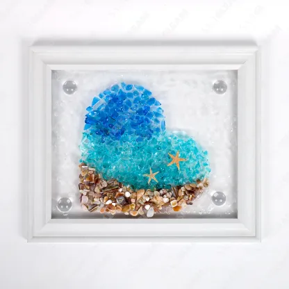 Ocean’s Heartbeat Sea Glass Art Kit