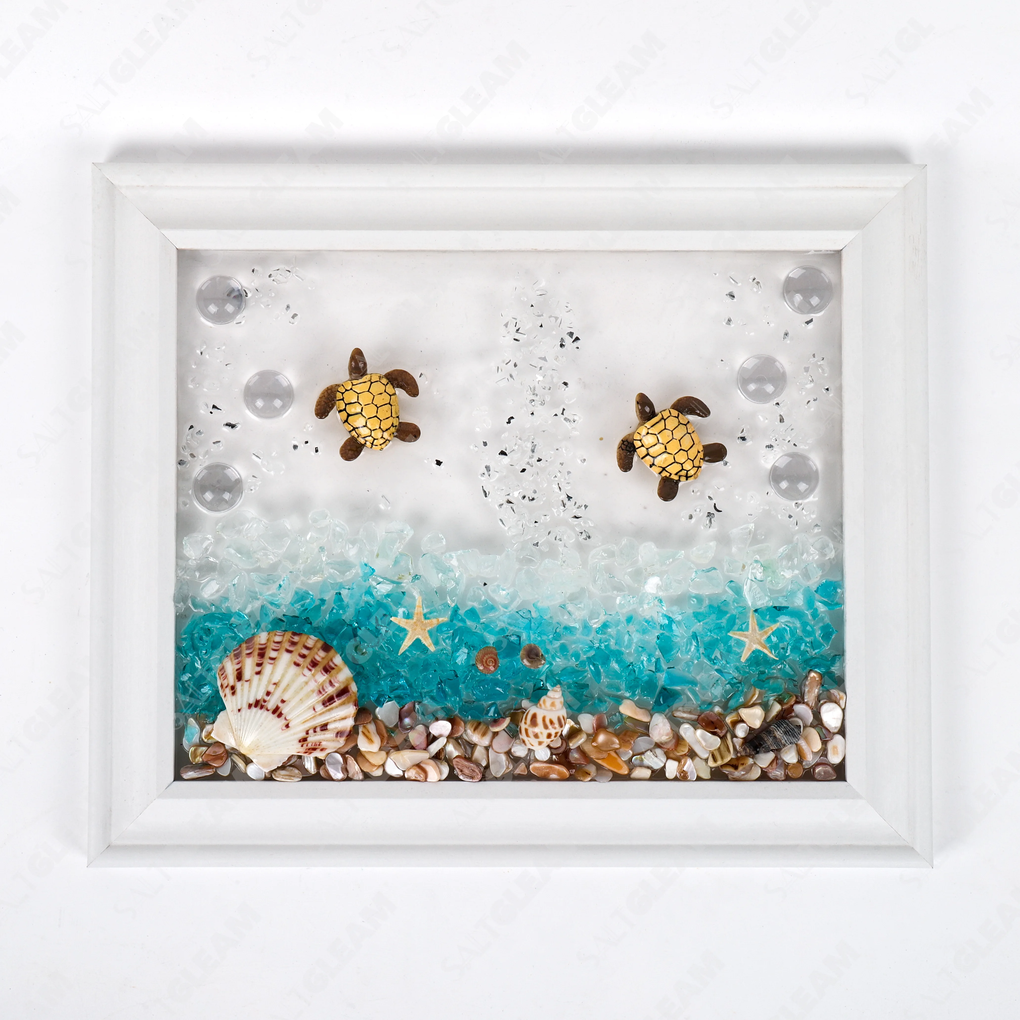 Ocean Turtle Sea Glass Art Kit