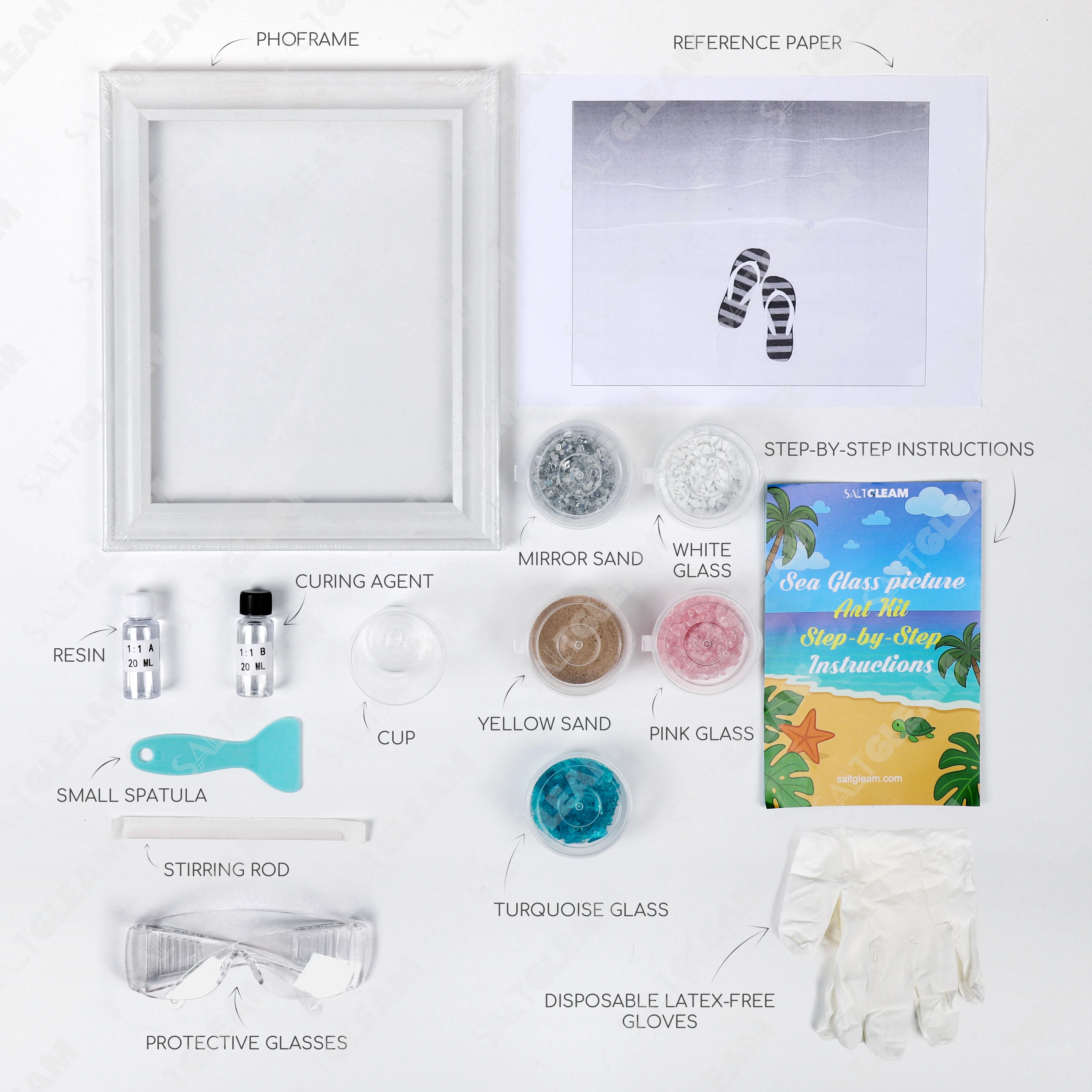 Beach Sea Glass Art Kit