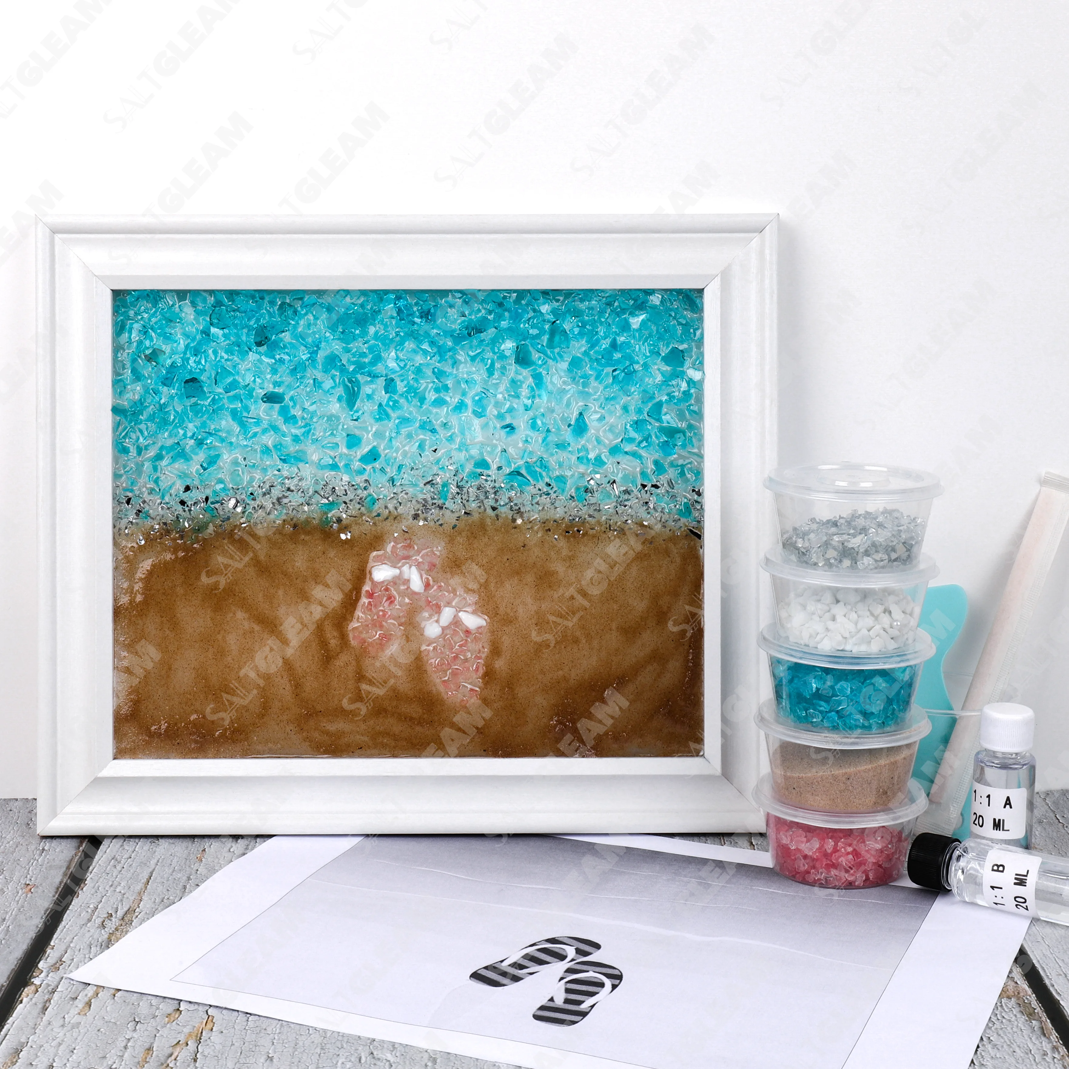 Beach Sea Glass Art Kit