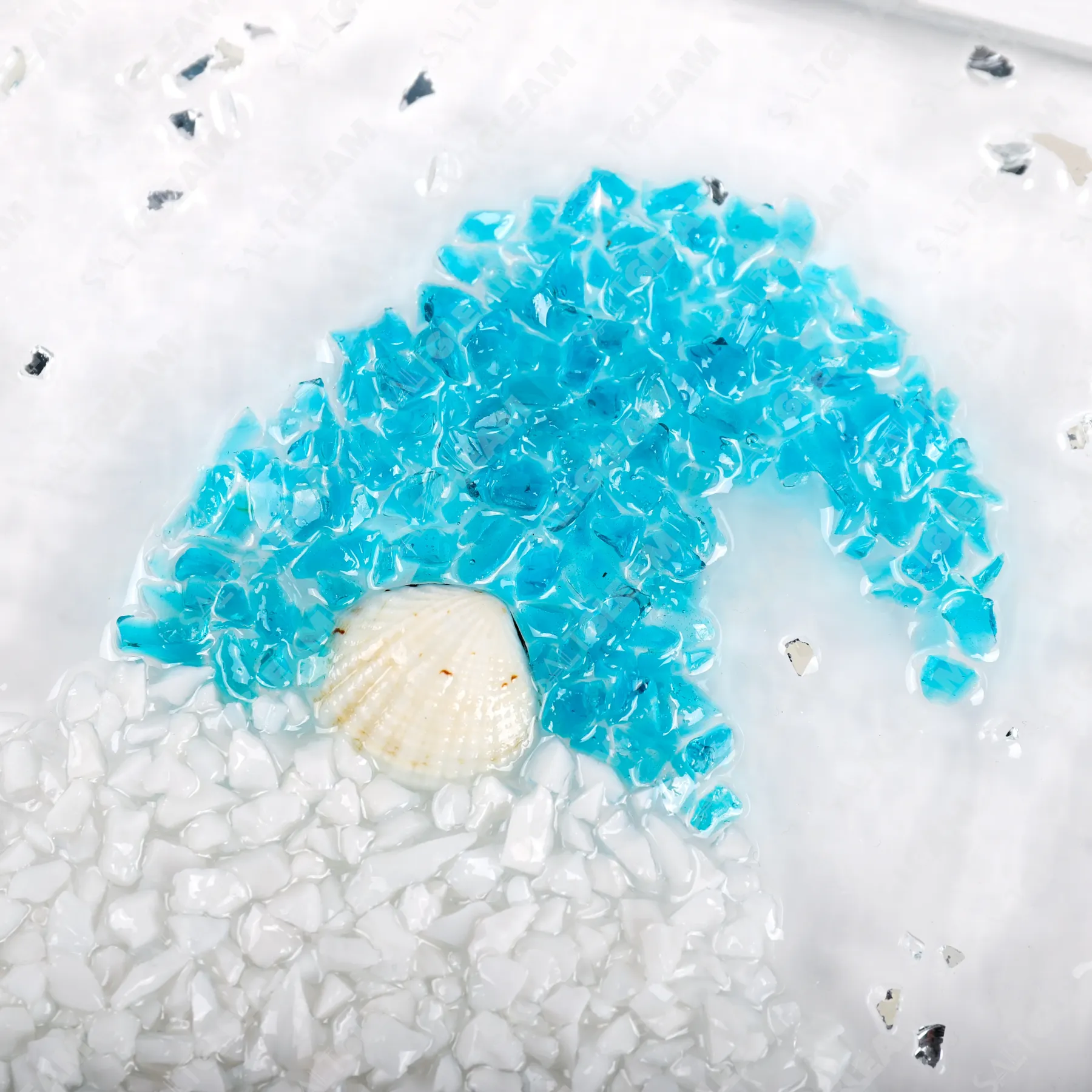 Blue Gnome Sea Glass Art Kit