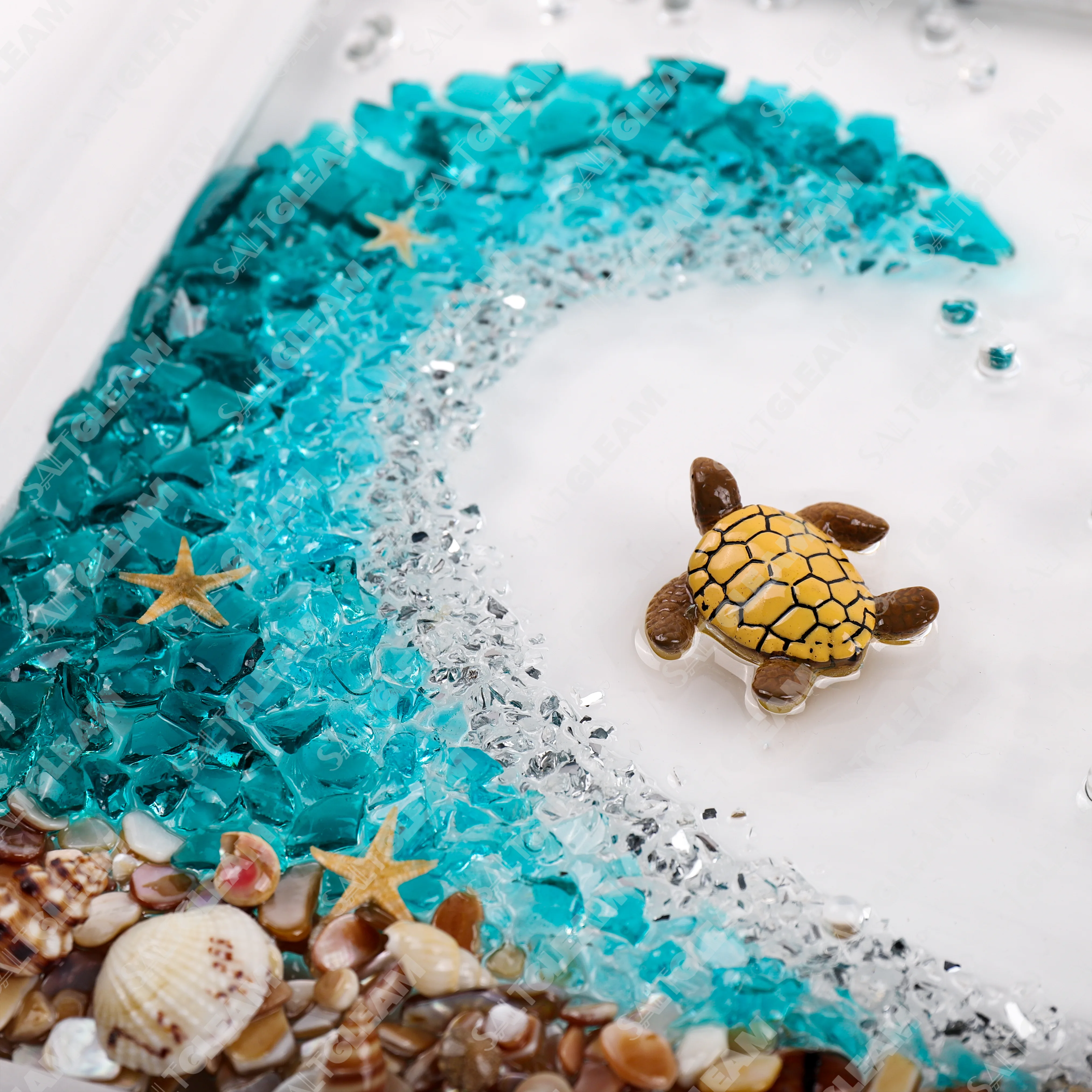Brave Turtle Sea Glass Art Kit