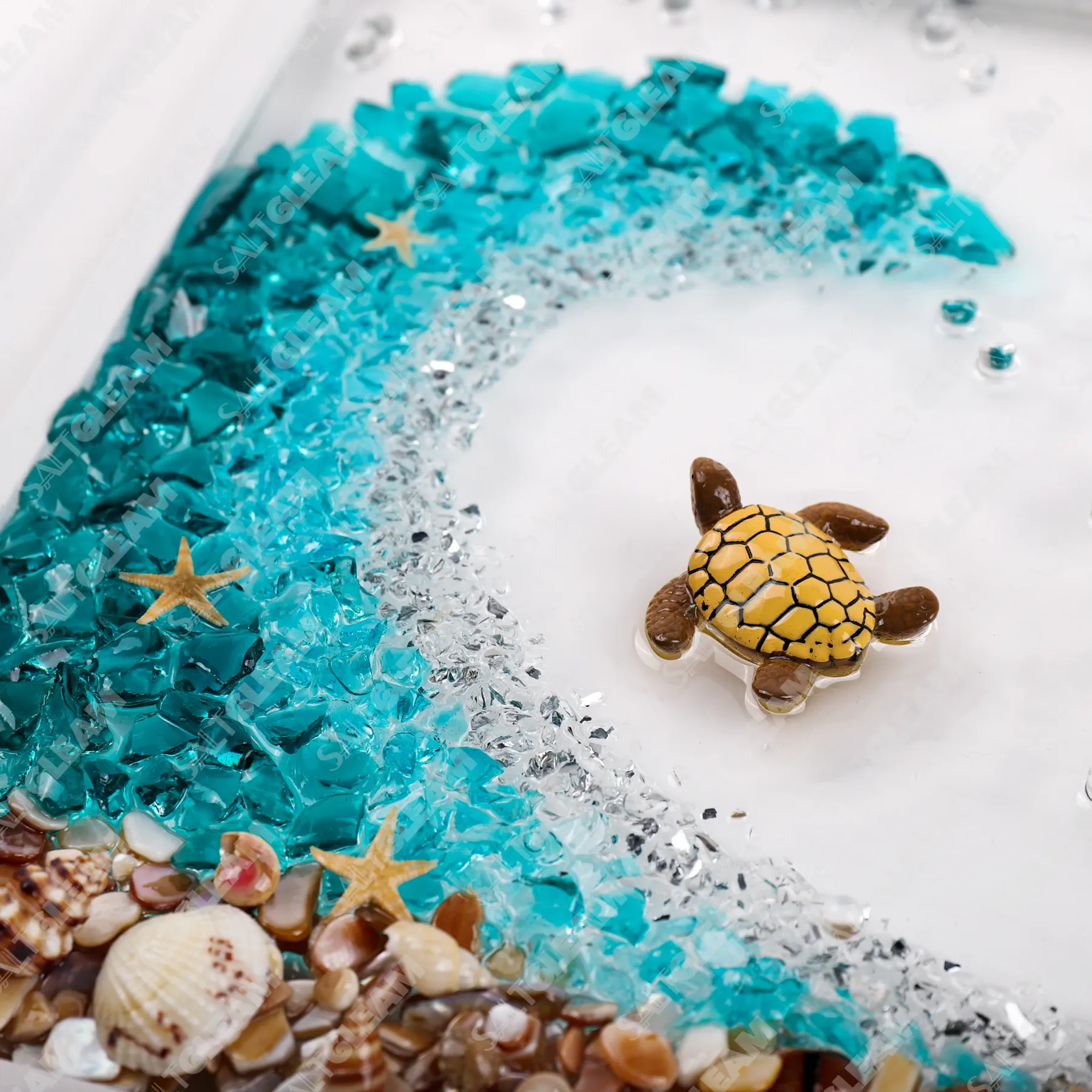 Brave Turtle Sea Glass Art Kit