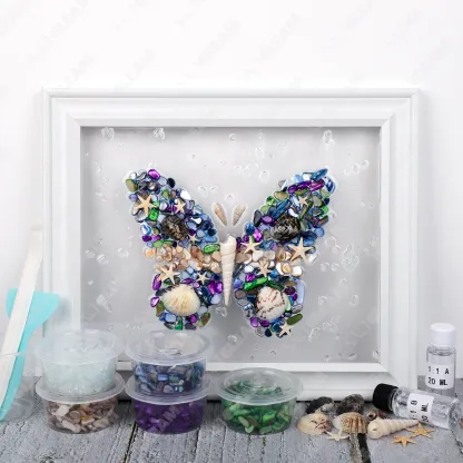 Octopus Sea Glass Art Kit