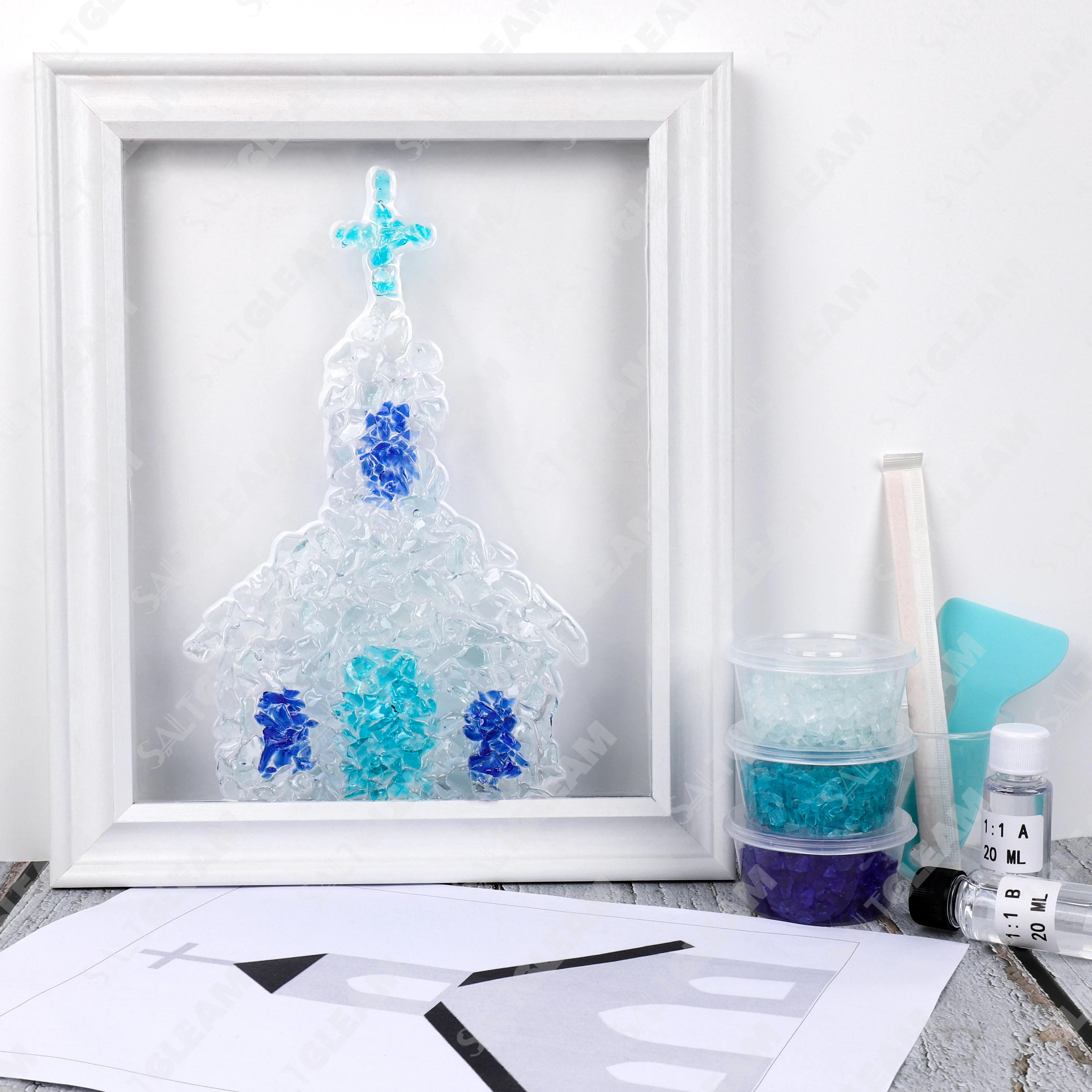 Church Sea Glass Art Kit