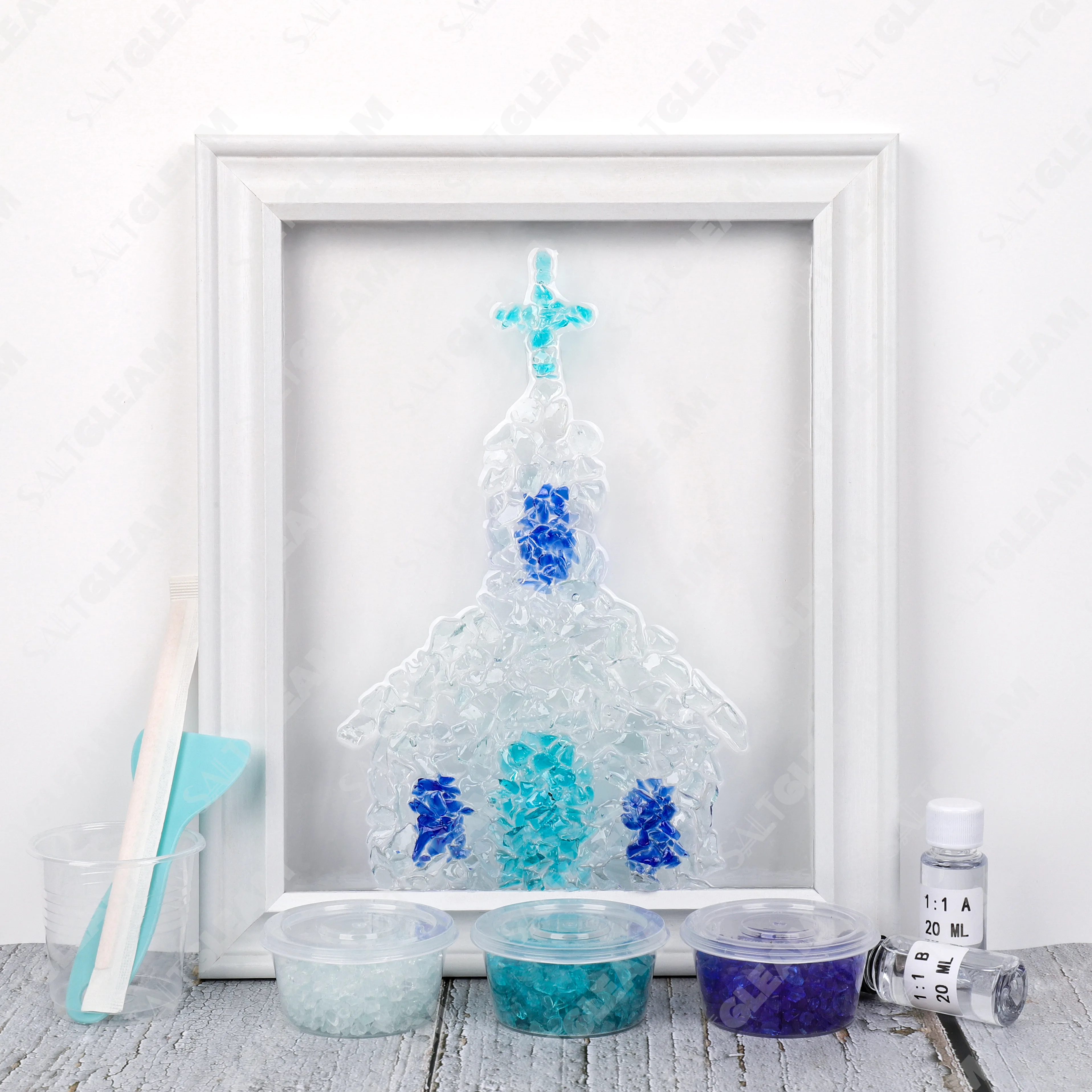 Church Sea Glass Art Kit