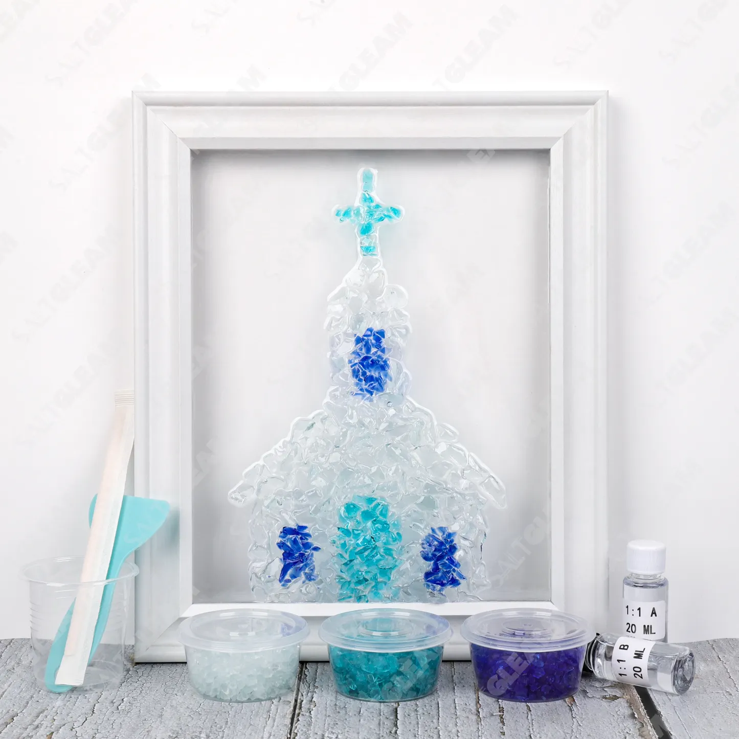 Church Sea Glass Art Kit