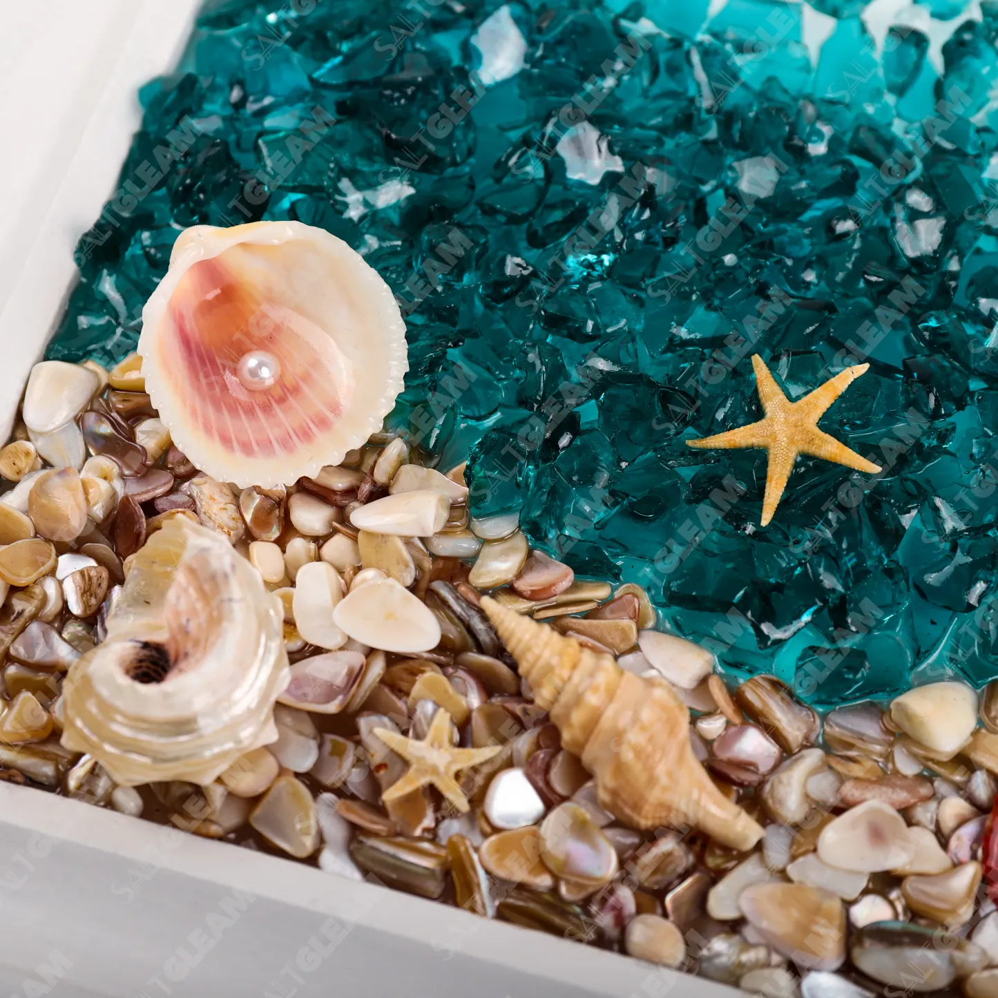 Deep Sea Line Sea Glass Art Kit