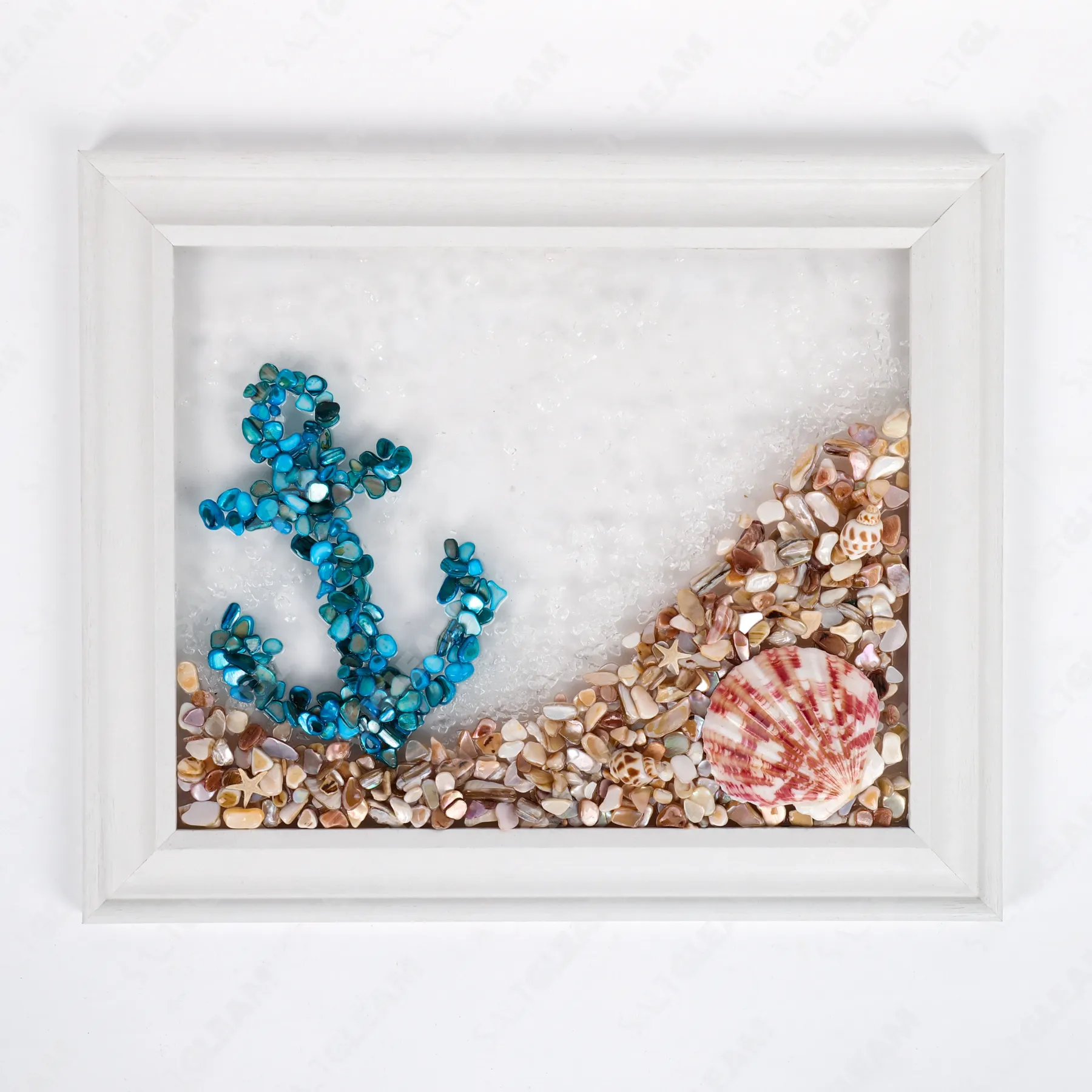 Coastal Anchor Sea Glass Art Kit