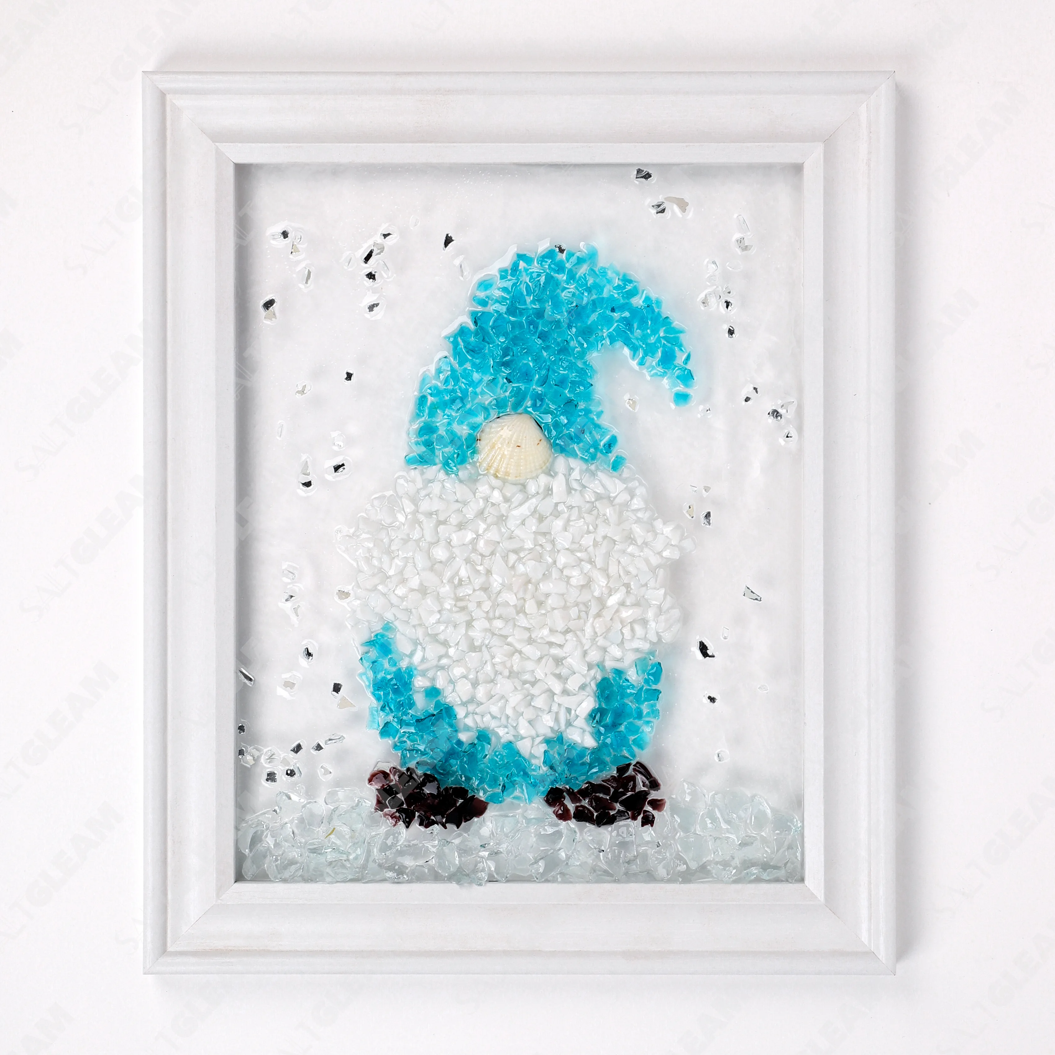 Blue Gnome Sea Glass Art Kit