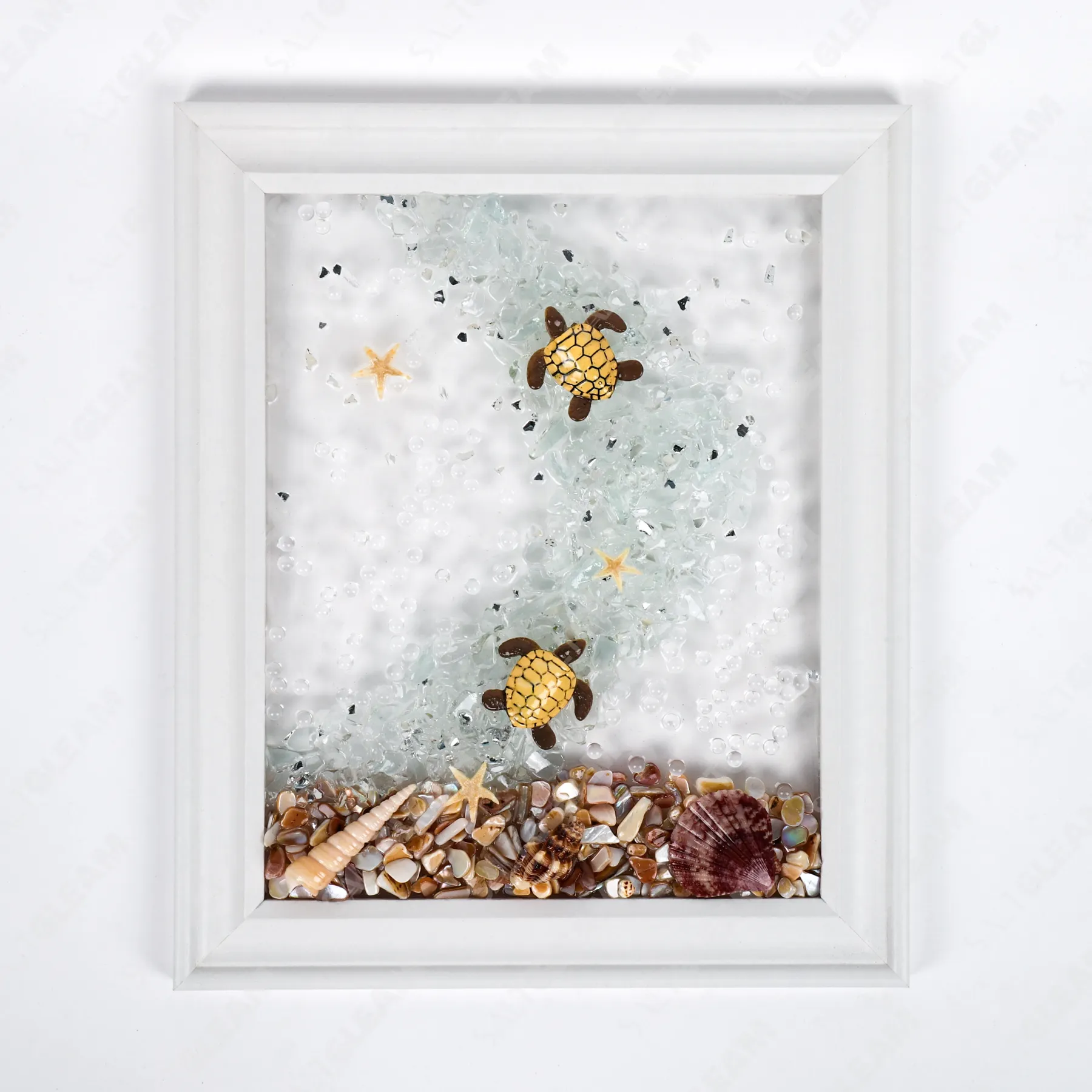 Clear Ocean Sea Glass Art Kit