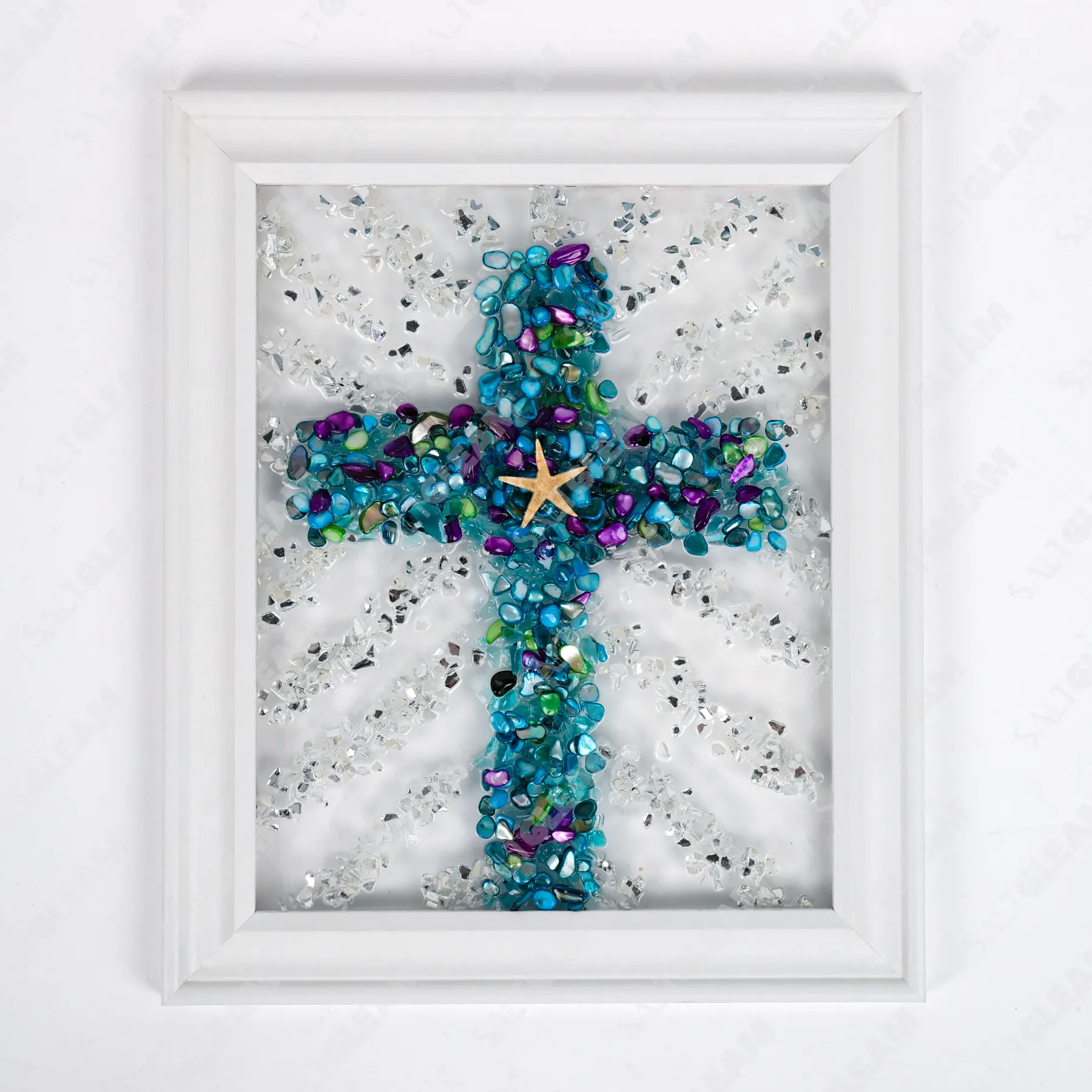 Cross Sea Glass Art Kit