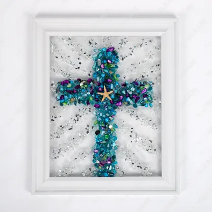 Cross Sea Glass Art Kit