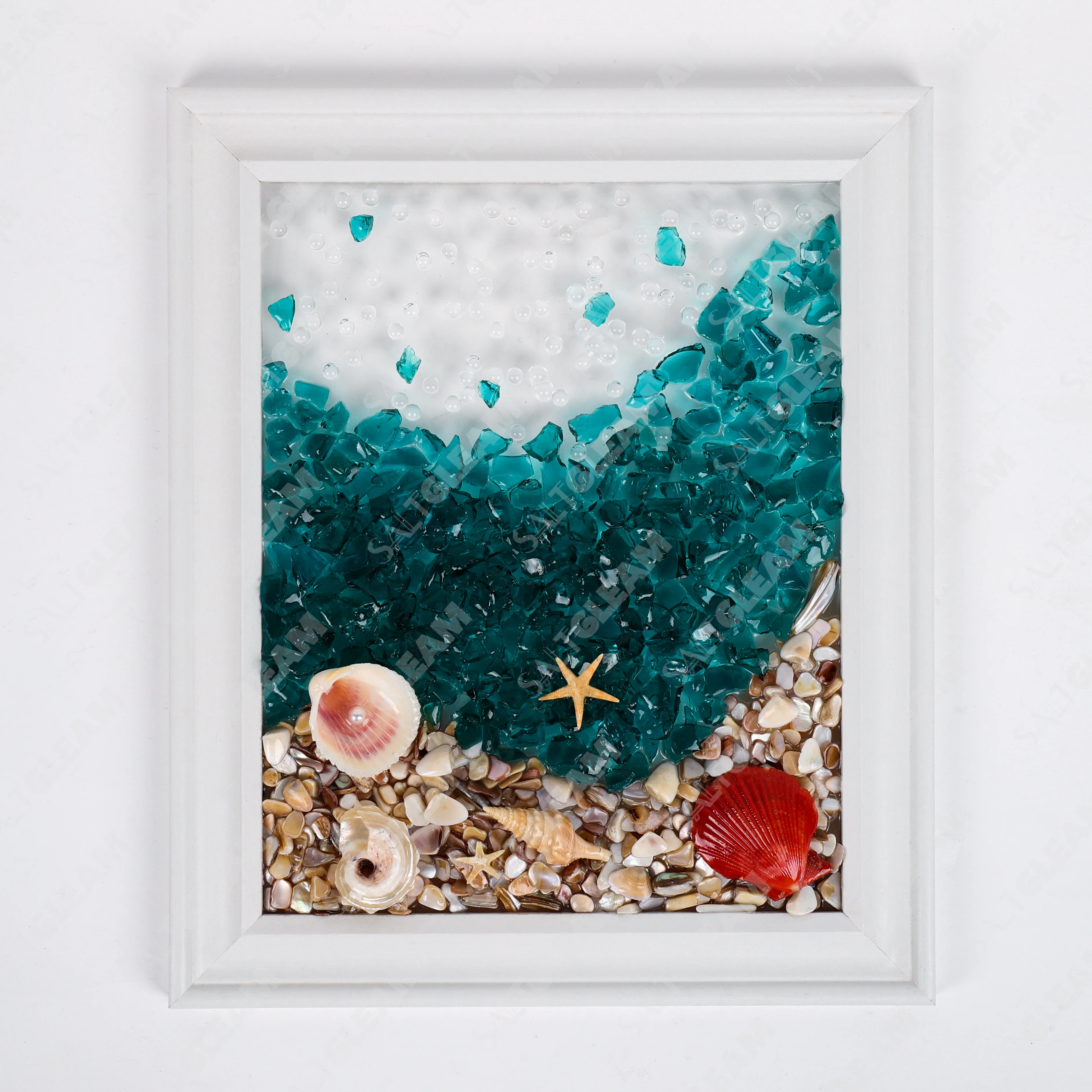 Deep Sea Line Sea Glass Art Kit