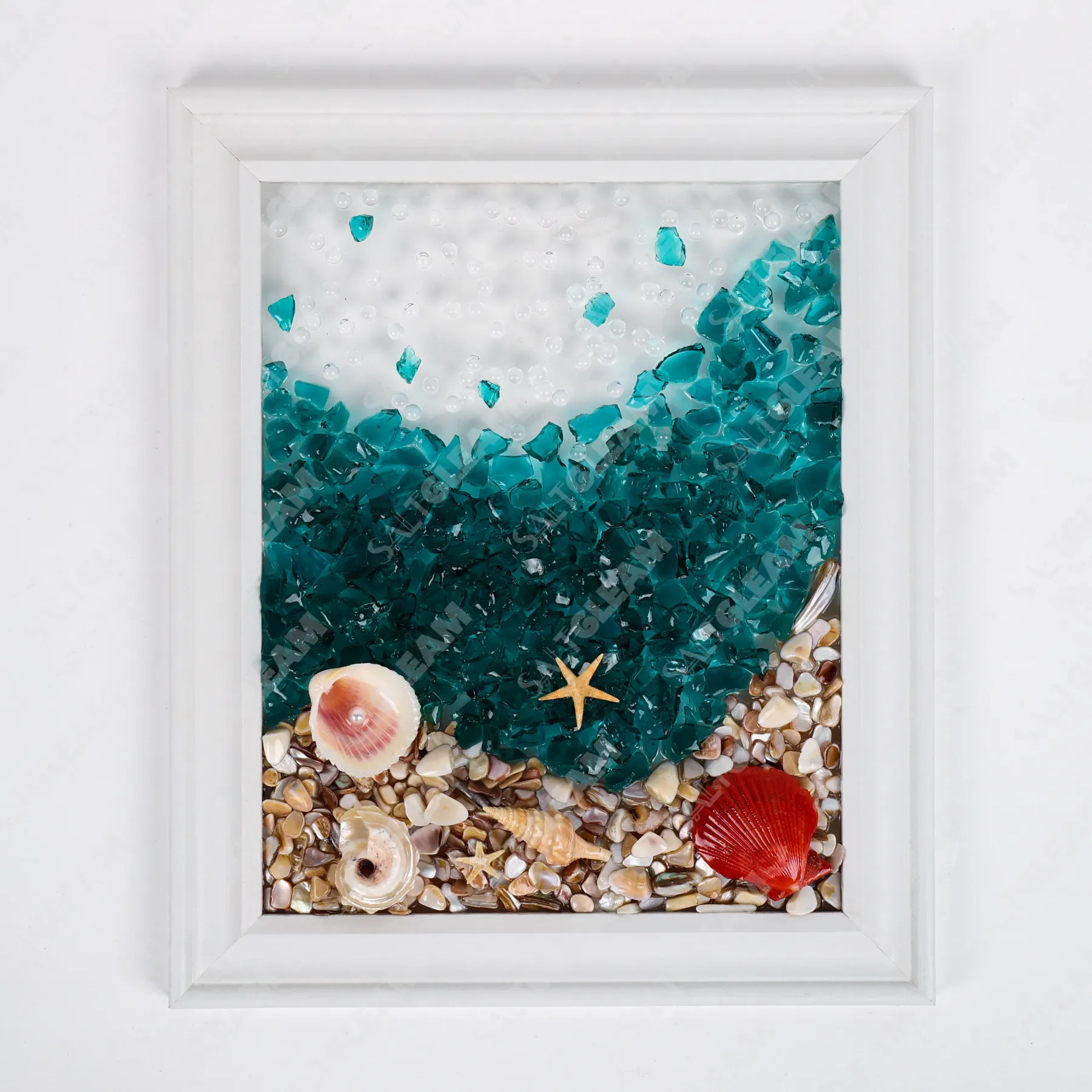 Deep Sea Line Sea Glass Art Kit