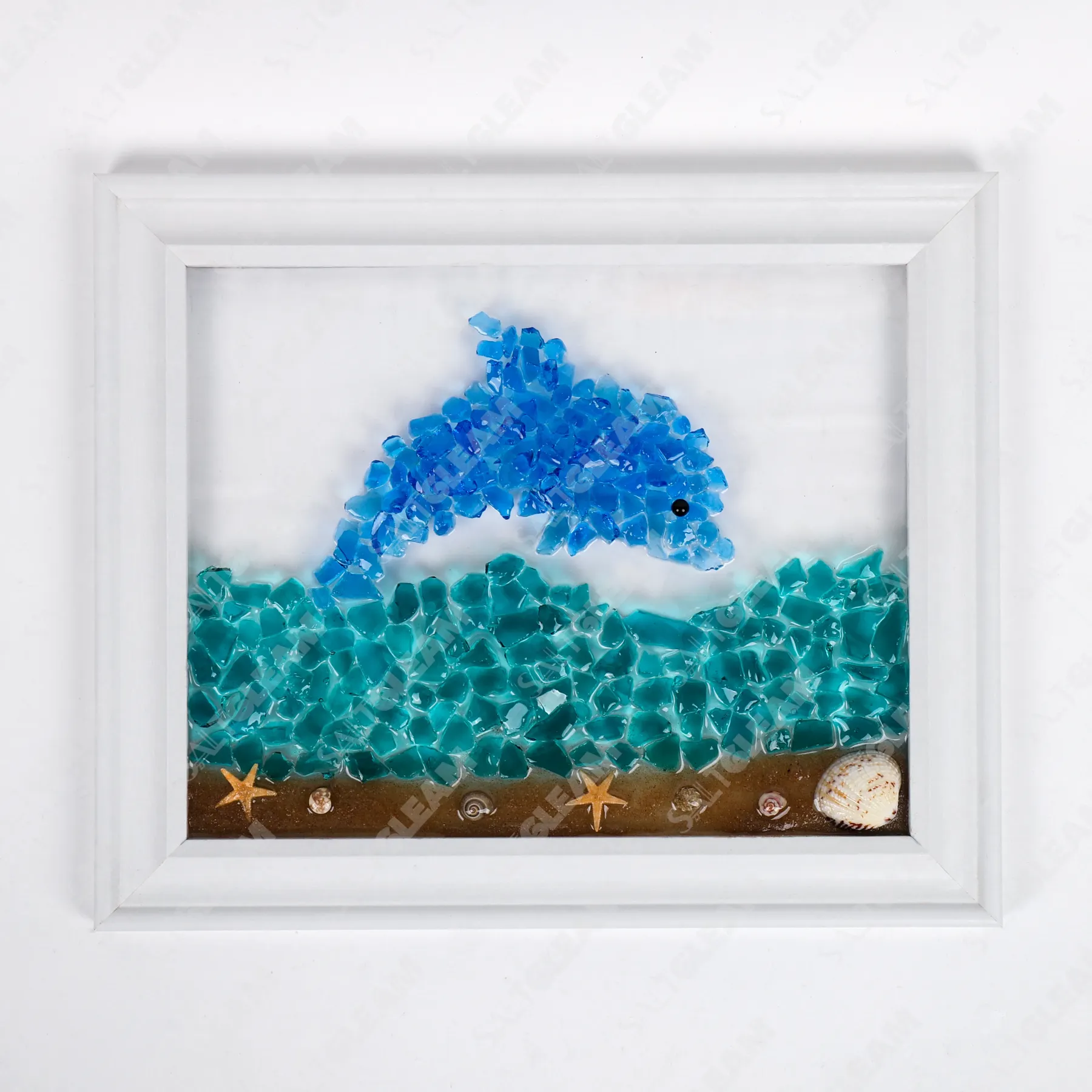 Dolphin Sea Glass Art Kit