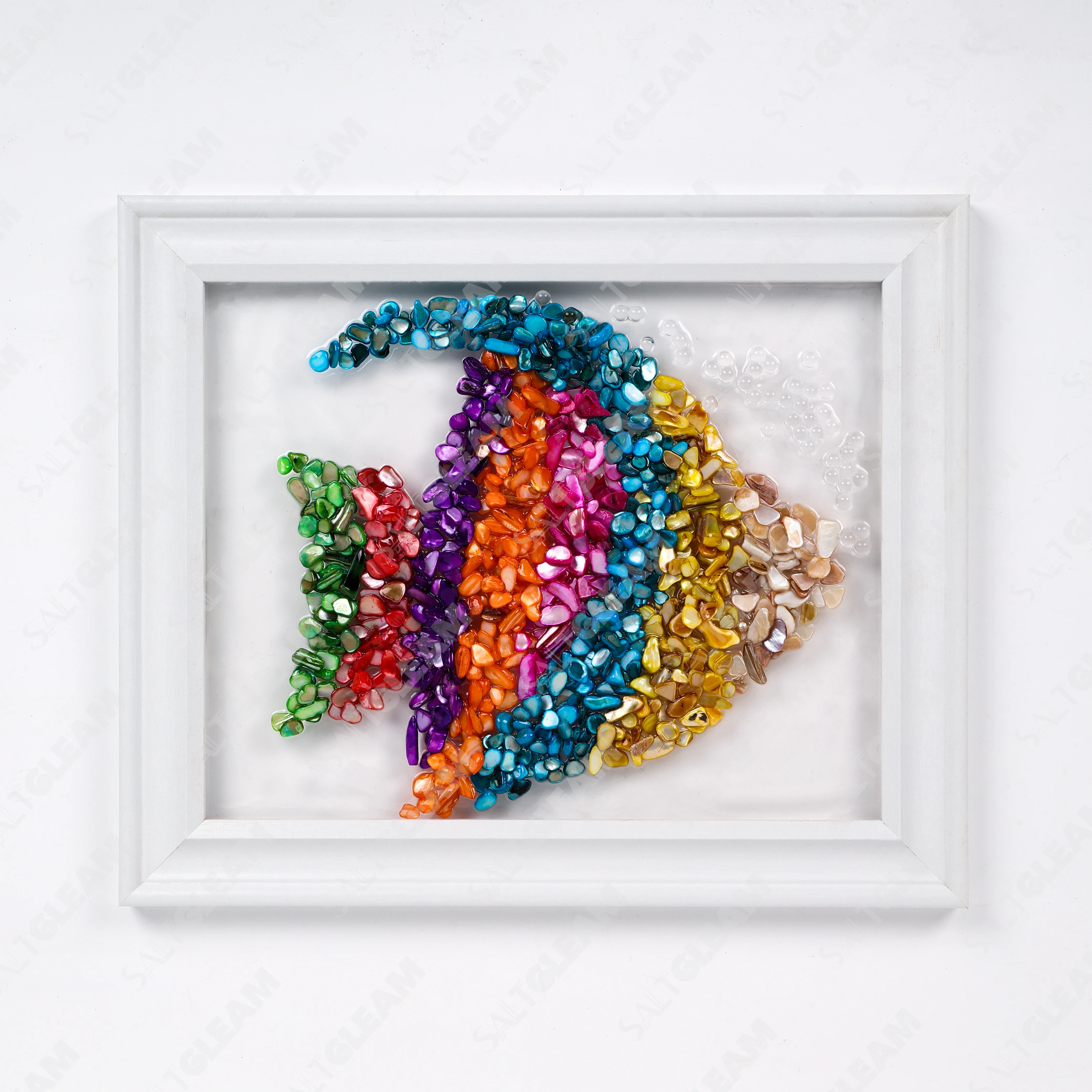 Rainbow Fish Sea Glass Art Kit
