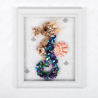 Seahorse Sea Glass Art Kit