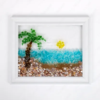Sunrise by the Sea Glass Art Kit