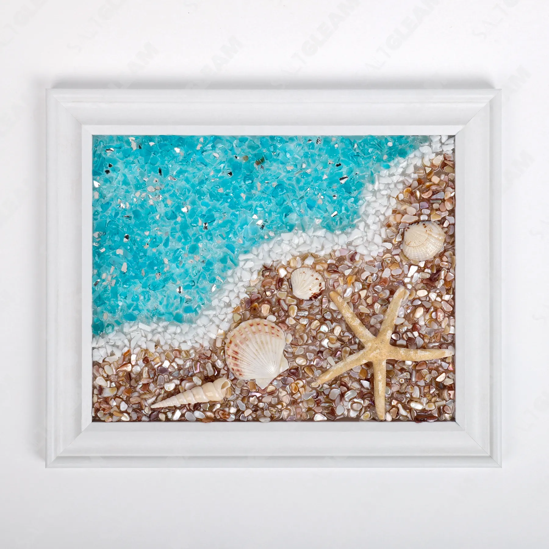 Tide and Shells Sea Glass Art Kit