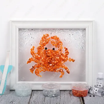 Crab Sea Glass Art Kit
