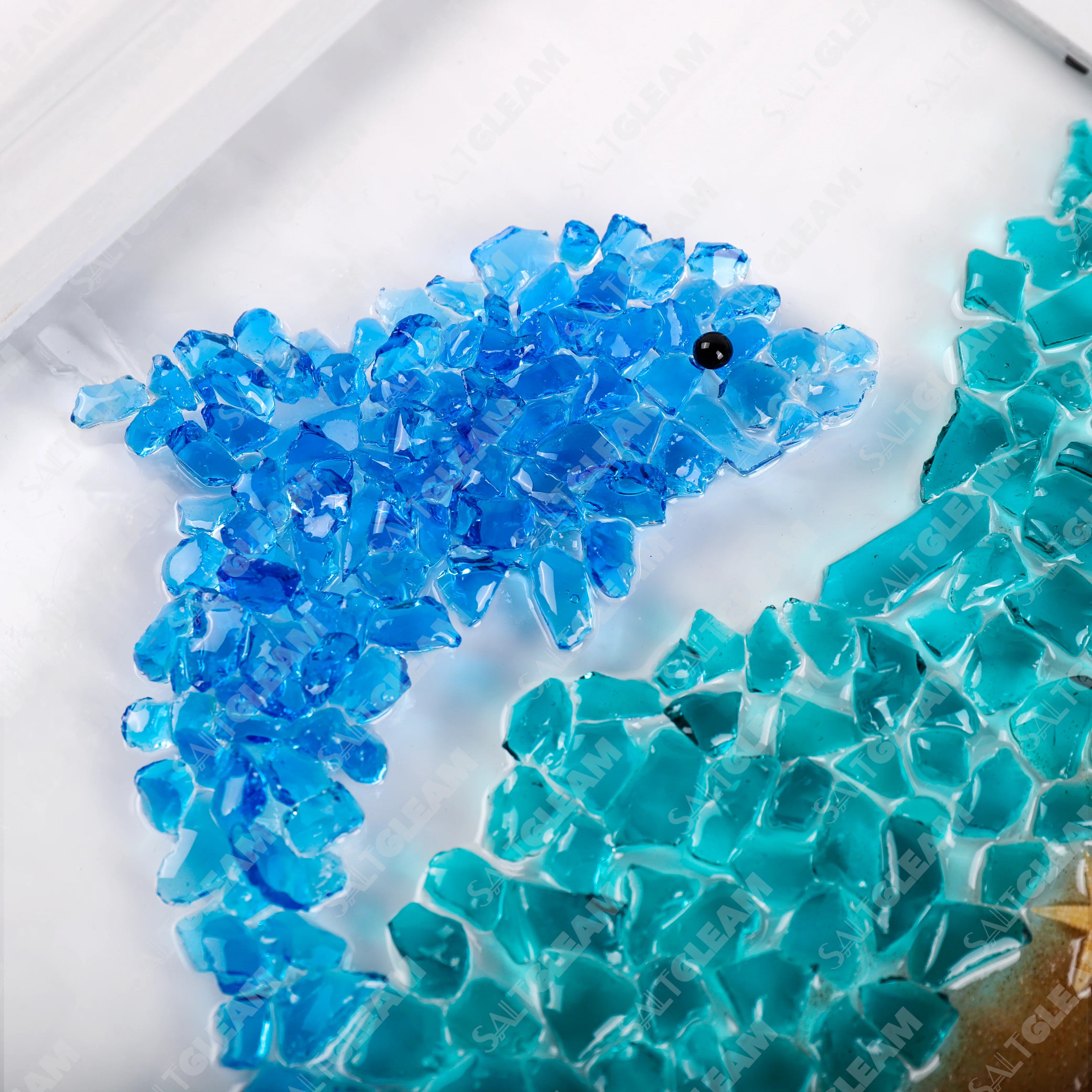 Dolphin Sea Glass Art Kit